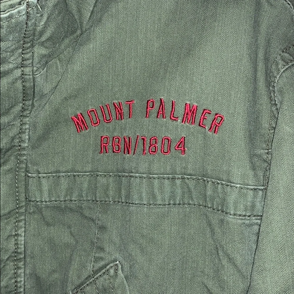 Urban District Angelo Litrico Double zip army coat sz M EUC